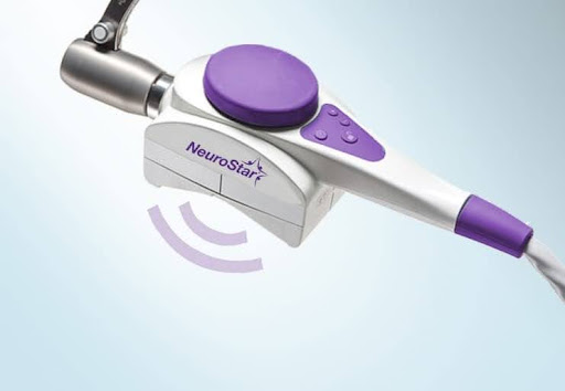What is the success rate of TMS for OCD? NeuroStar TMS coil device emitting magnetic pulses for brain therapy.